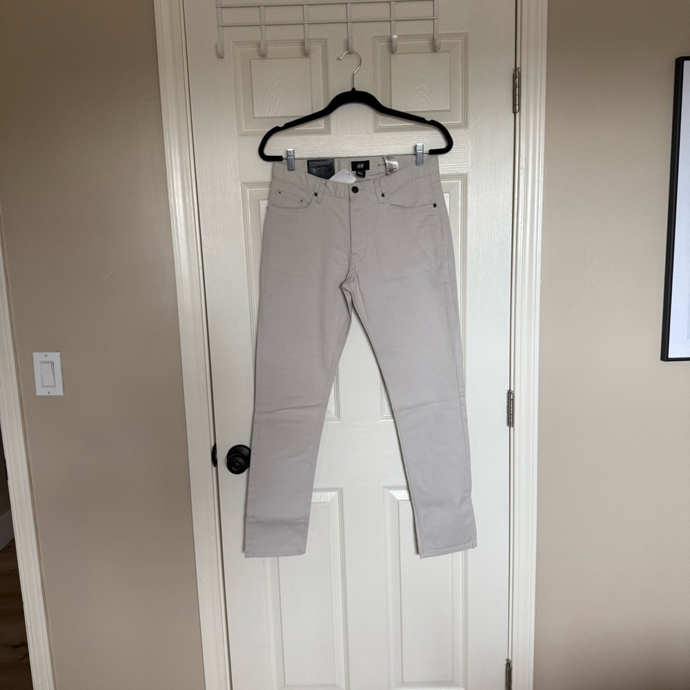 H & M Gray Slim Fit Jeans